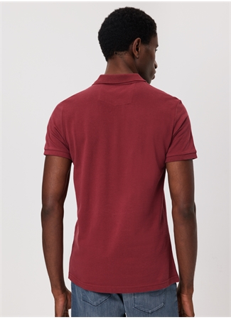 Lee Cooper Bordo Erkek Polo T-Shirt 232 LCM 242048 TWINS BORDO_3