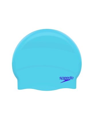 Speedo Mavi Erkek Çocuk Bone 8-709908420 SPEEDO MOULDED SILC CAP