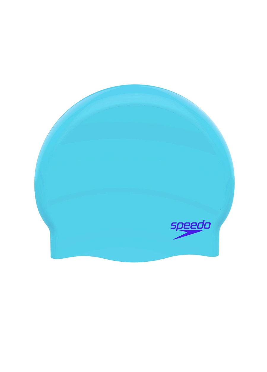 Speedo Mavi Erkek Çocuk Bone 8-709908420 SPEEDO MOULDED SILC CAP_0