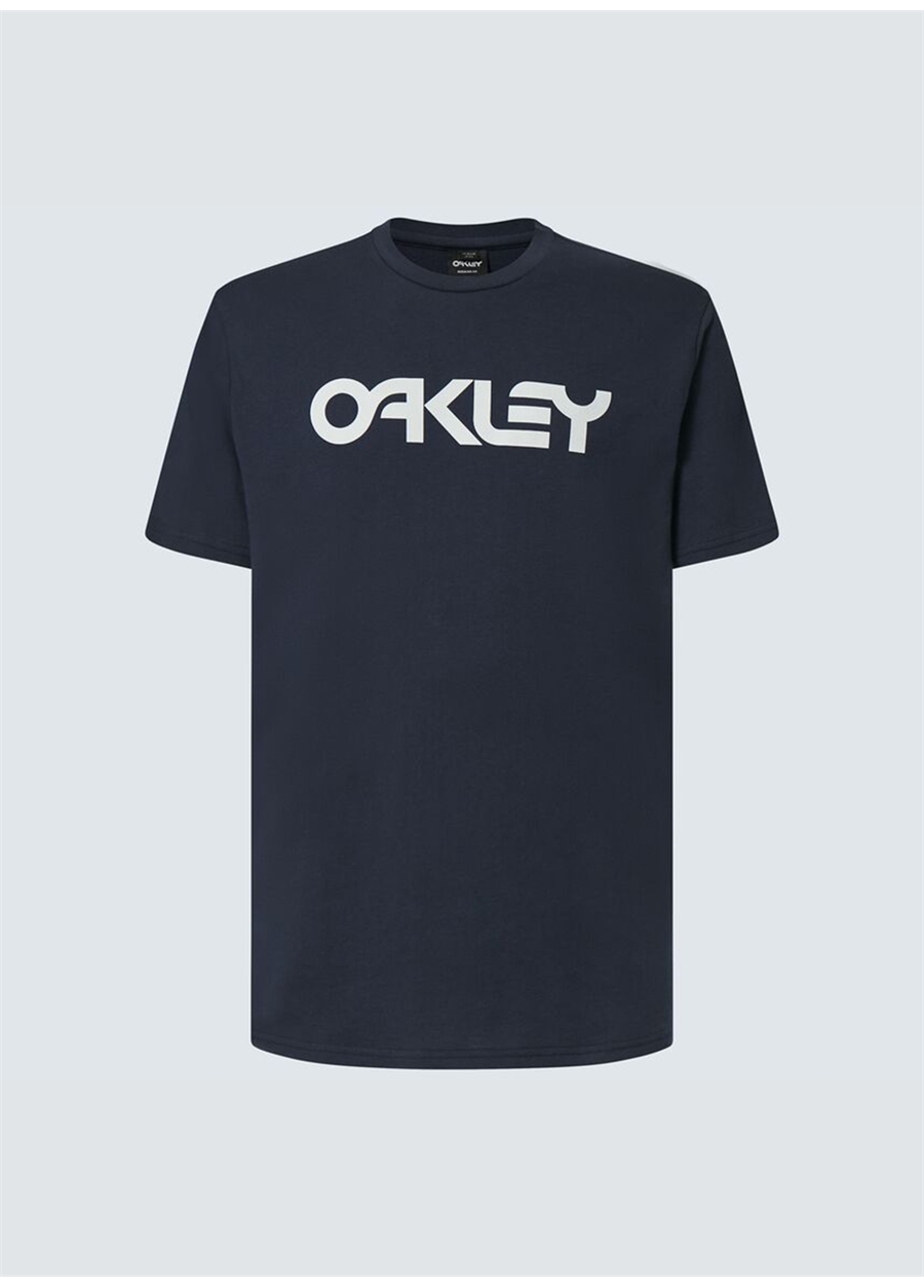 Oakley Bisiklet Yaka Baskılı Lacivert Erkek T-Shirt FOA404011 MARK II TEE 2.0