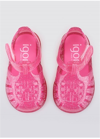 Igor Fuşya Bebek Sandalet S10308 TOBBY GLOSS GLITTER_2