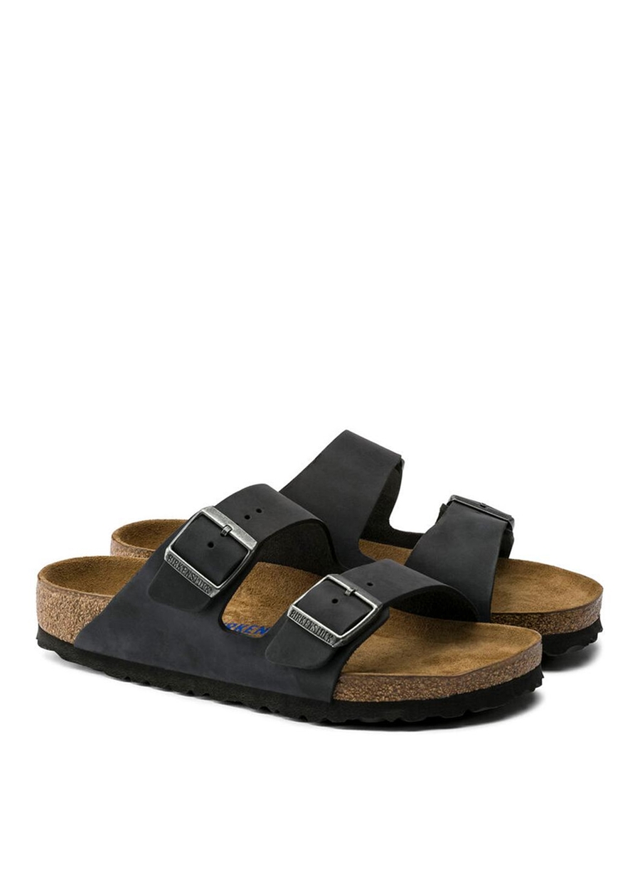 Birkenstock Siyah Erkek Birko-Flor Terlik 752483 ARIZONA SFB_3