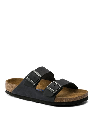 Birkenstock Siyah Erkek Birko-Flor Terlik 752483 ARIZONA SFB_4