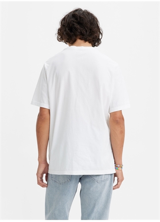 Levis Bisiklet Yaka Baskılı Beyaz Erkek T-Shirt LSE_SS RELAXED FIT TEE CORE POSTER_1