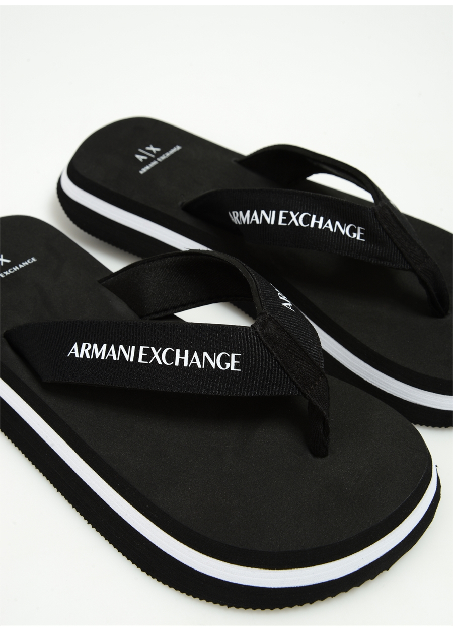 Armani Exchange Siyah Erkek Terlik XUQ004_4