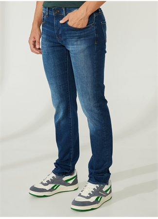 Armani Exchange Normal Bel Normal Erkek Denim Pantolon 3RZJ13 1500-INDIGO DENIM_2