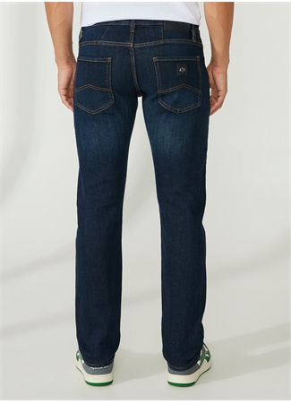 Armani Exchange Normal Bel Normal Koyu Mavi Erkek Denim Pantolon 8NZJ13 1500-INDIGO DENIM_4