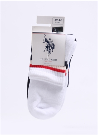 U.S. Polo Assn. Erkek Beyaz Çorap A081SZ013.P02.MADEL