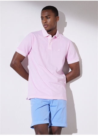 Brooks Brothers Polo Yaka Pembe Erkek T-Shirt BBSP23MTS004