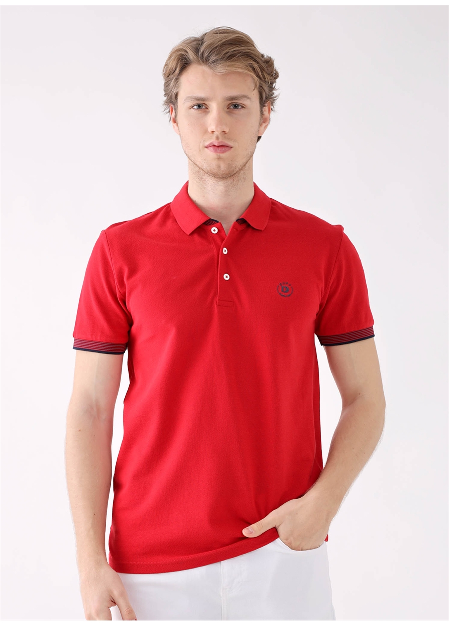 Dufy Kırmızı Erkek Polo T-Shirt DU1232043005