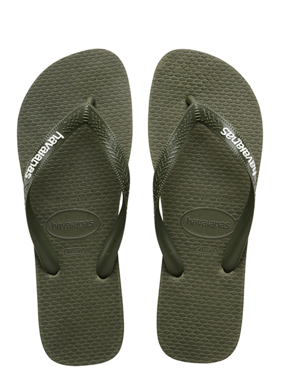 Havaianas Yeşil Erkek Terlik LOGO FILETE MOSS/WHITE 39/40