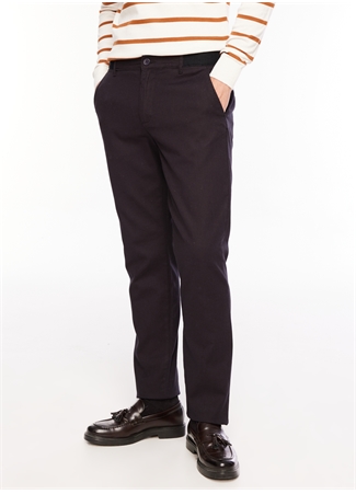 Fabrika Comfort Normal Bel Dar Paça Siyah Erkek Chino Pantolon FC3WM-PNT341_2