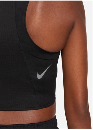 Nike Siyah - Gri - Gümüş Kadın Atlet DD5921-010 W NK FAST DF CROP TANK_2