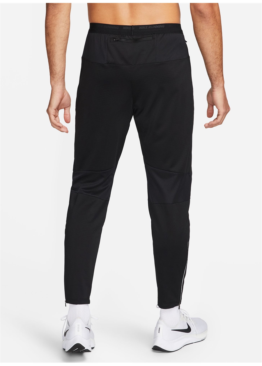 Nike Siyah - Gri - Gümüş Erkek Yuvarlak Yaka Eşofman Altı DQ4740-010 M NK DF PHENOMKNIT PANT_2