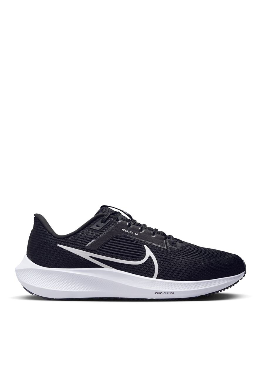 Nike Siyah - Gri - Gümüş Erkek Deri Koşu Ayakkabısı DV3853-001 AIR ZOOM PEGASUS 40