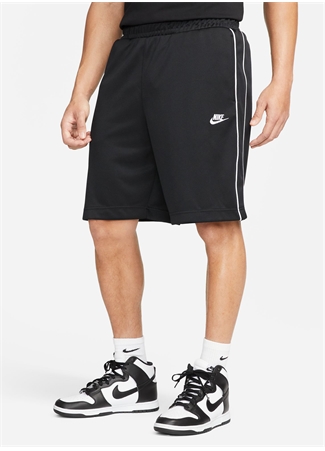 Nike Siyah - Gri - Gümüş Erkek Şort DX0733-010 M NK CLUB PK SHORT_1