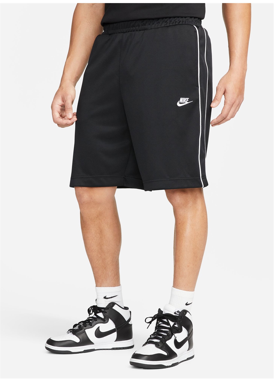 Nike Siyah - Gri - Gümüş Erkek Şort DX0733-010 M NK CLUB PK SHORT_1