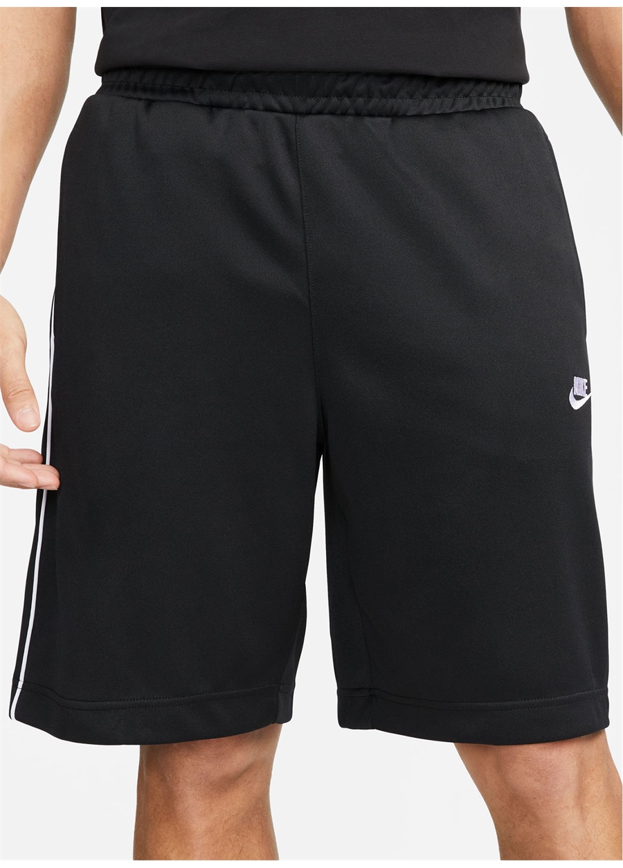 Nike Siyah - Gri - Gümüş Erkek Şort DX0733-010 M NK CLUB PK SHORT_4