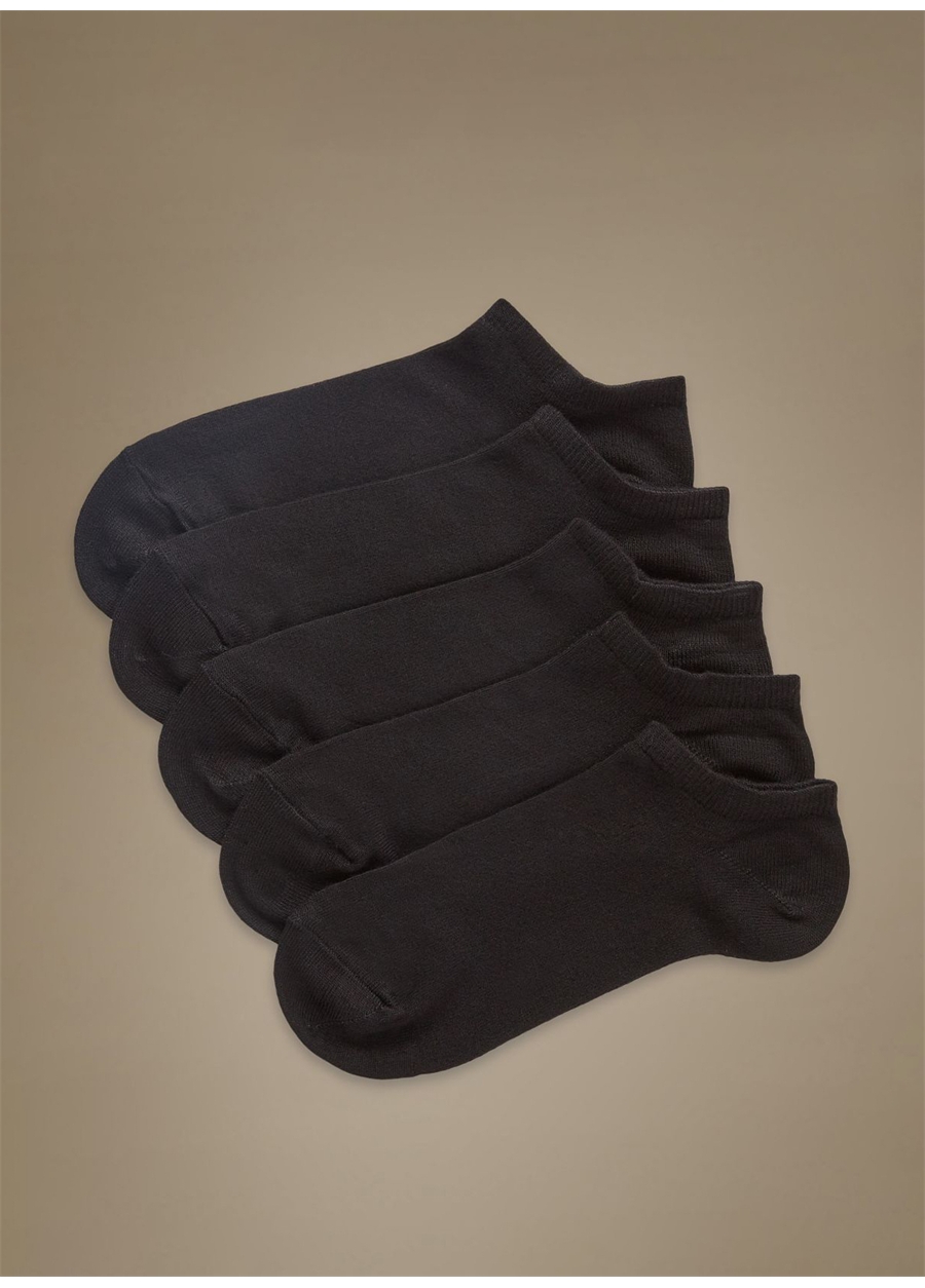 Marks & Spencer Siyah Kadın 5'Li Sumptuously Soft Çorap Seti 7475B