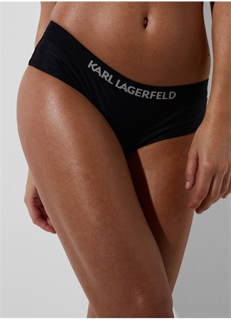 KARL LAGERFELD Siyah Kadın Bikini Alt 230W2214_2