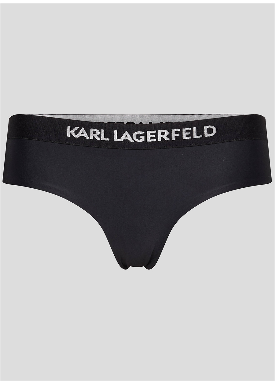 KARL LAGERFELD Siyah Kadın Bikini Alt 230W2214_3