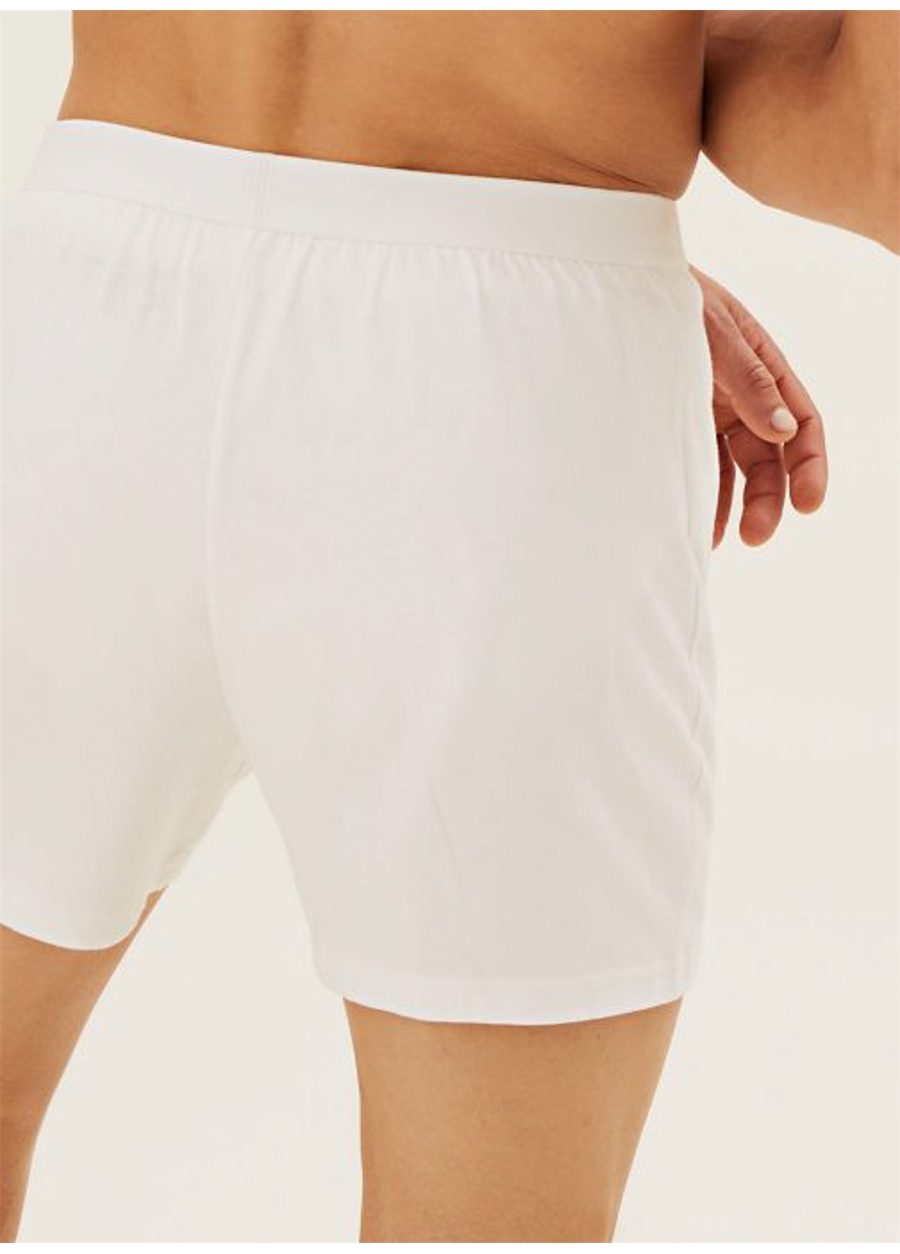 Marks & Spencer Beyaz Erkek Boxer 8304F_1