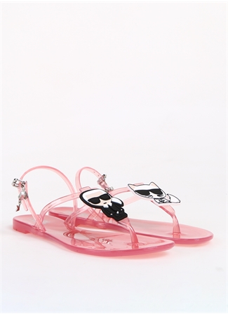 KARL LAGERFELD Pembe Kadın Sandalet KL80002_1