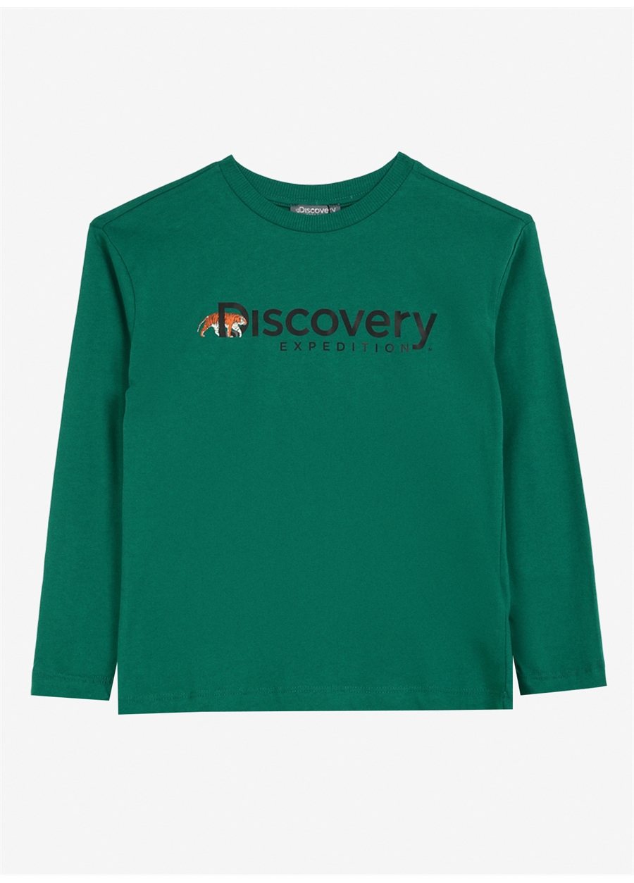Discovery Expedition Baskılı Yeşil Erkek Çocuk T-Shirt D3WB-TST2