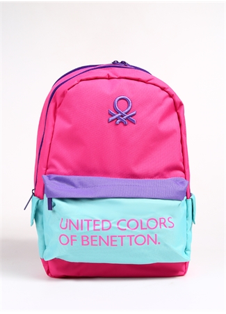 Benetton Pembe - Mavi Kız Çocuk Sırt Çantası BENETTON 3712