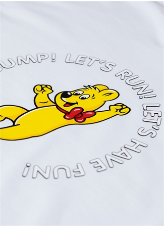 Haribo Baskılı Beyaz Erkek Çocuk T-Shirt HRBTXT101_2