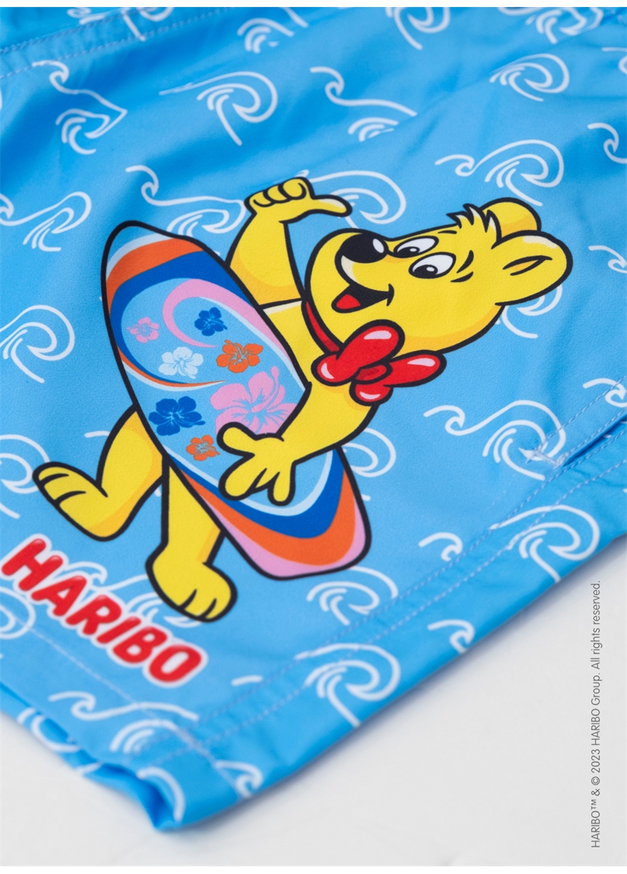 Haribo Mavi Erkek Çocuk Şort Mayo HRBSWM005_2