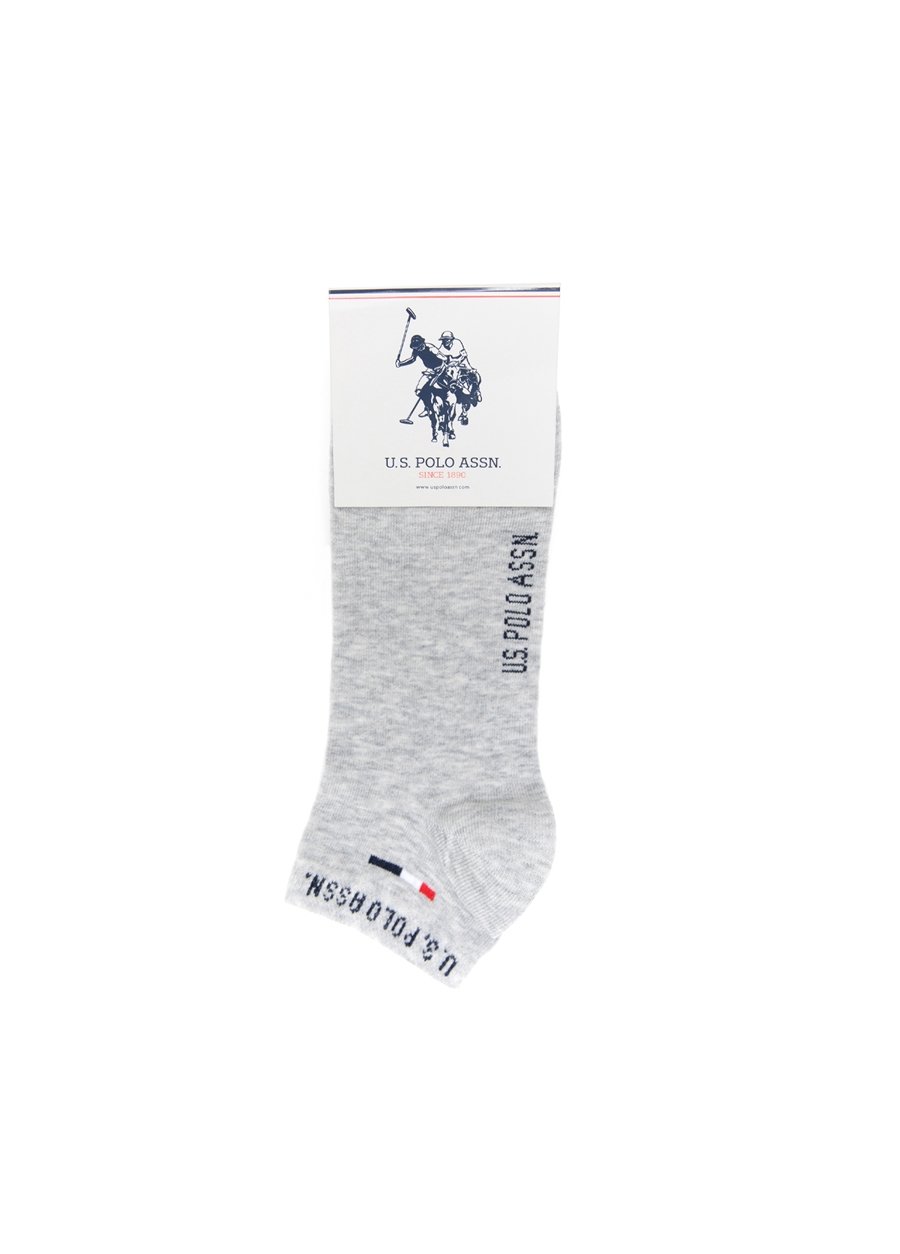 U.S. Polo Assn. Gri Melanj Erkek Çorap A081SZ013.P02.JAMES_3