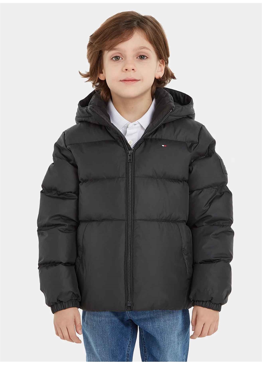 Tommy Hilfiger Siyah Erkek Çocuk Mont KB0KB08341_0