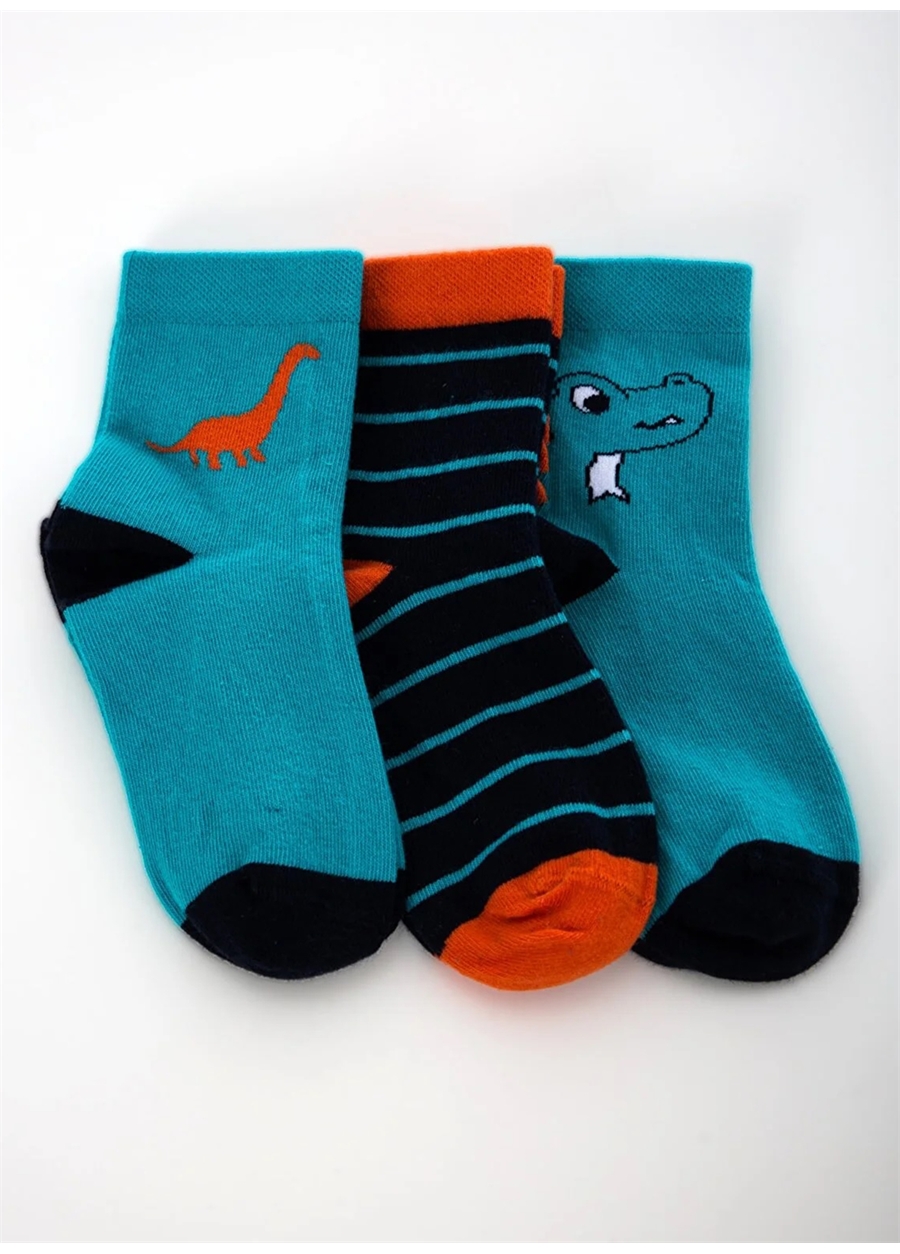 Cozzy Socks Çok Renkli Erkek Çocuk Soket Çorap