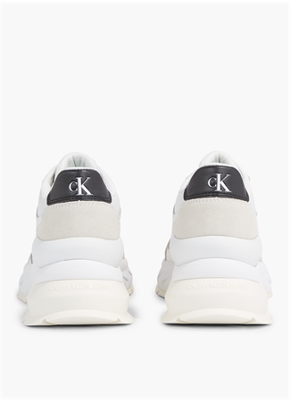 Calvin Klein Beyaz Kadın Deri Sneaker YW0YW01099YBR_3