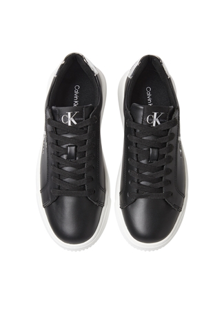 Calvin Klein Siyah Kadın Deri Sneaker YW0YW01224BEH_3