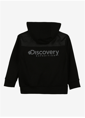 Discovery Expedition Siyah Erkek Çocuk Kapüşonlu Sweatshirt D3WB-SWT12_1