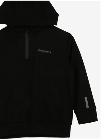 Discovery Expedition Siyah Erkek Çocuk Kapüşonlu Sweatshirt D3WB-SWT12_2