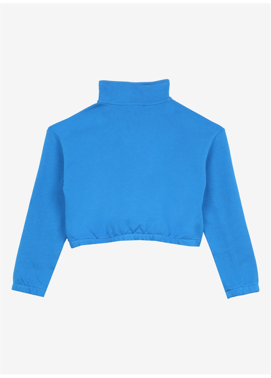 Discovery Expedition Saks Kız Çocuk Dik Yaka Crop Baskılı Sweatshirt D3WG-SWT22_2