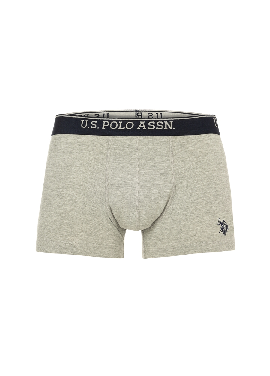 U.S. Polo Assn. Gri Melanj Erkek Boxer I081SZ0IA.000.3BMDLAL_1