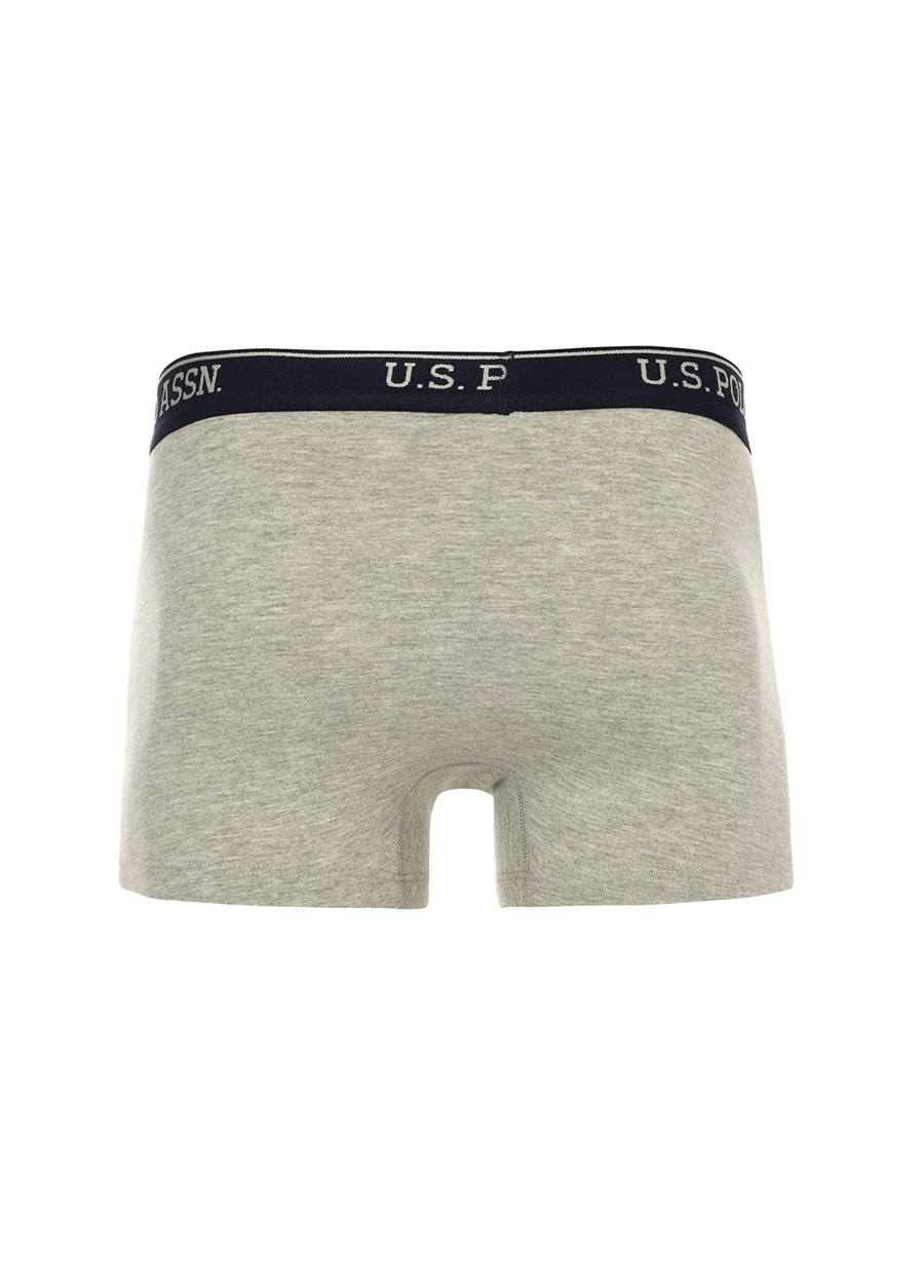 U.S. Polo Assn. Gri Melanj Erkek Boxer I081SZ0IA.000.3BMDLAL_2