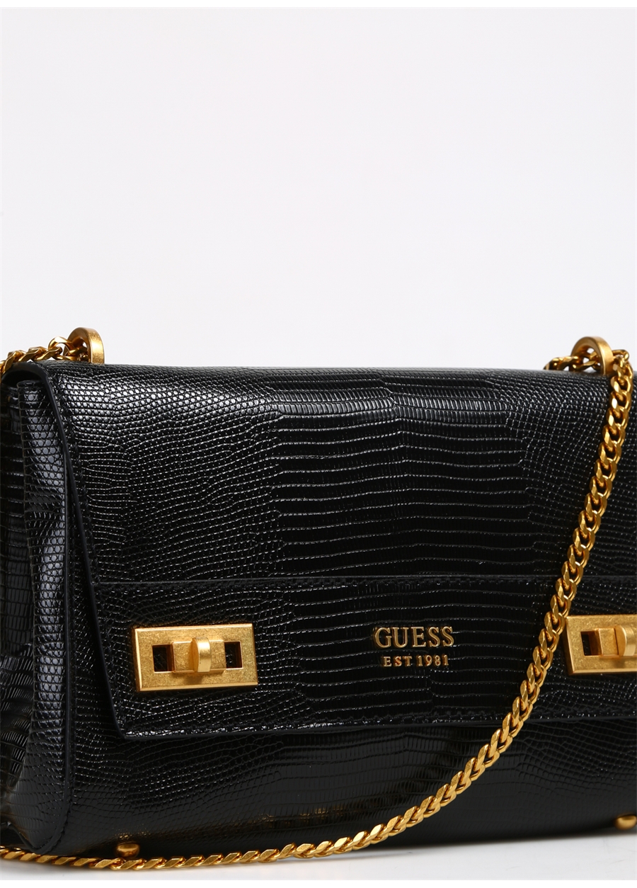 Guess Siyah Kadın 14X26x7 Cm Omuz Çantası HWKA7870190BLA_4