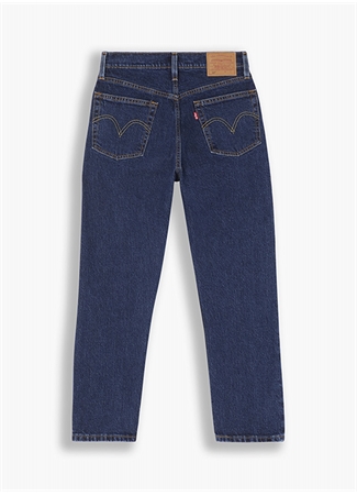 Levis 501® Koyu Lacivert Kadın Yüksek Bel Normal Kalıp Denim Pantolon CROP SALSA STONEWASH_10