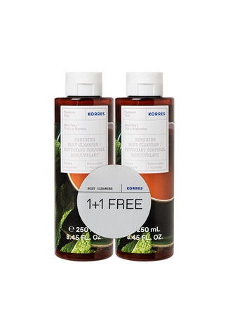 Korres Mint Tea Body Cleanser 250 Ml 1+1 Set_0