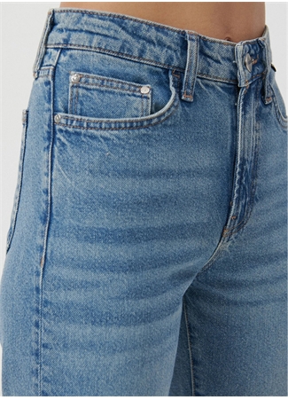 Mavi MIAV INDIGO DENIM Yüksek Bel İspanyol Paça Flare Paça Mavi Kadın Denim Pantolon M1010299-83039_6