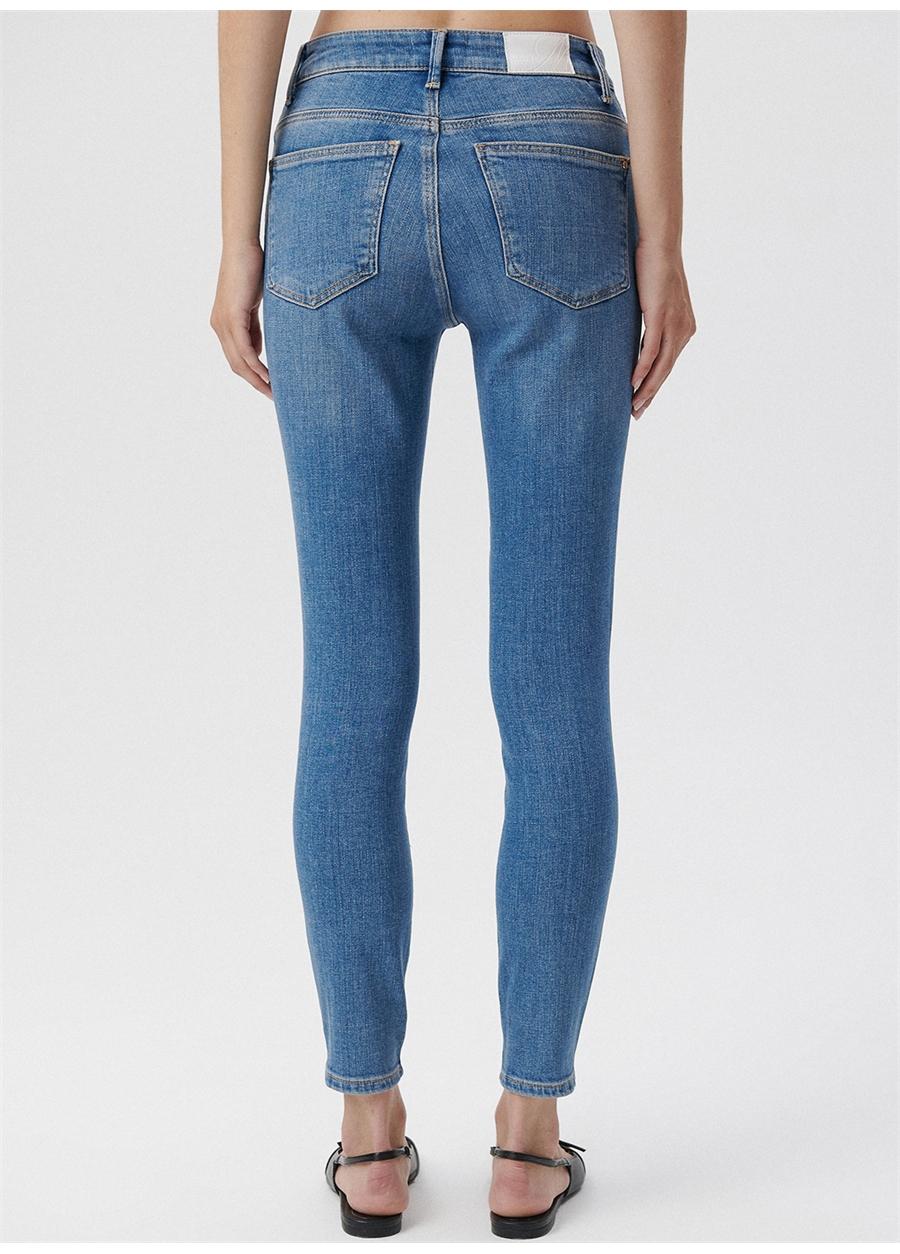 Mavi TESS Mid Blue GLAM Yüksek Bel Skinny Paça Skinny Fit Mavi Kadın Denim Pantolon M100328-80978_3