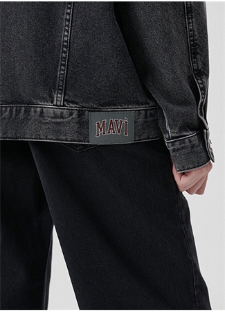 Mavi LUNA Mid Smoke Colle Antrasit Kadın Denim Ceket M1110177-85298_4