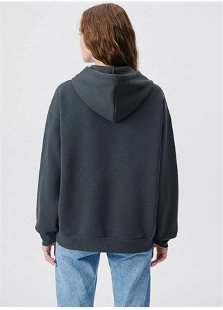 Mavi Antrasit Kadın Kapüşonlu Sweatshirt M1600361-80106_2