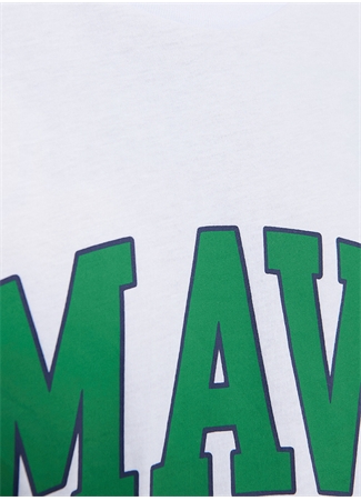 Mavi Bisiklet Yaka Düz Beyaz Erkek T-Shirt M0611711-620_MAVİ LOGO TİŞÖRT_5