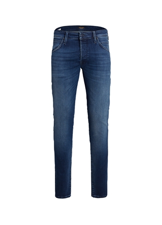 Jack & Jones JJIGLENN JJFOX JOS 247 50SPS NOOS Lacivert Erkek Normal Bel Slim Fit Denim Pantolon_4